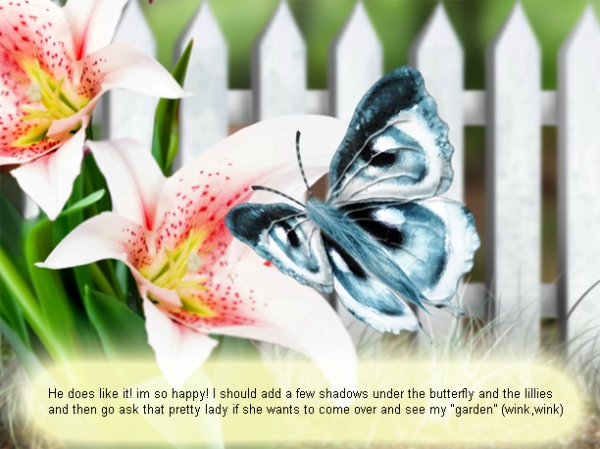 Creation of Garden girl: Step 22